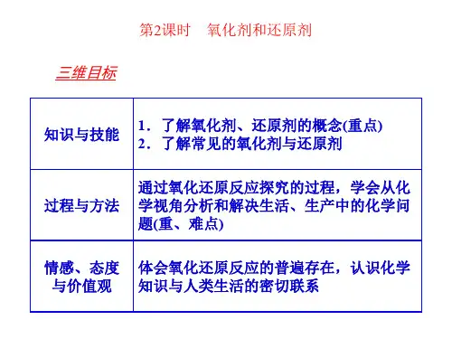 氧化剂和还原剂 人教版高中化学必修一全册课件