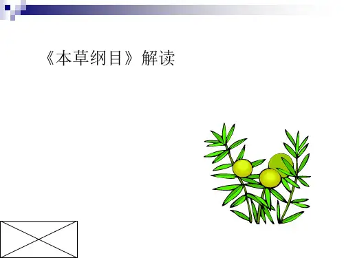 本草纲目详解