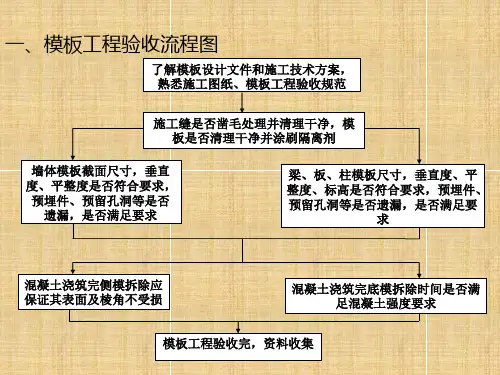 模板脚手架工程施工质量及验收要求ppt课件