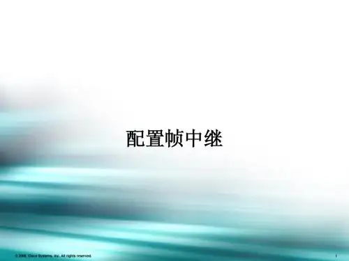 配置帧中继