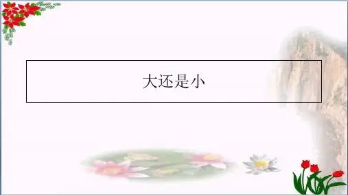 大还是小｜人教部编版优秀课件