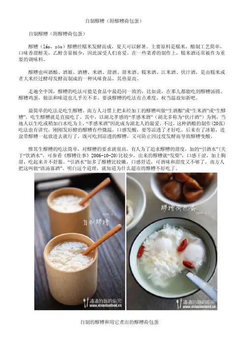 自制醪糟