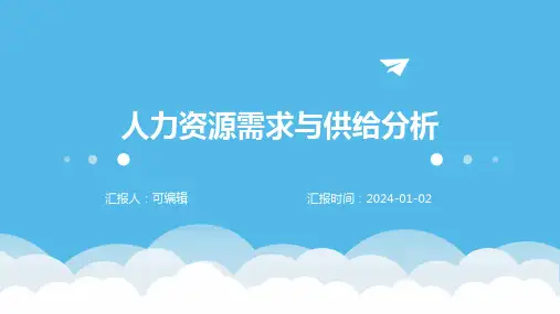 人力资源需求与供给分析