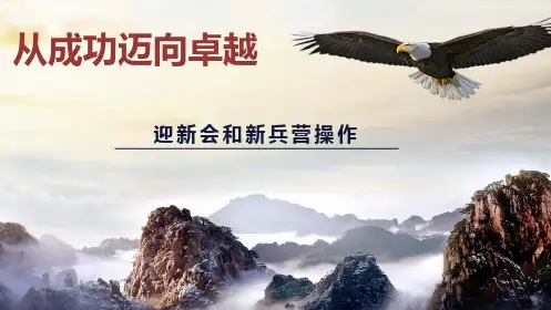 迎新会和新兵营操作流程要点24页