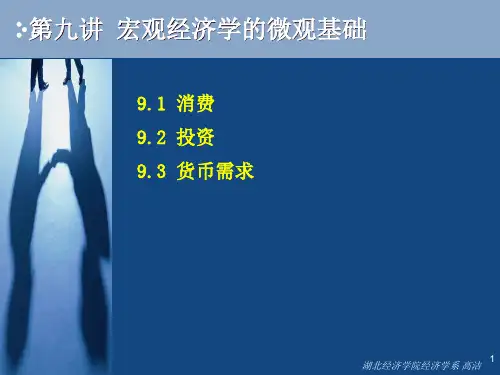 宏观经济学微观基础