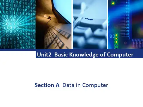 计算机专业英语Unit 2  Basic Knowledge of Computer