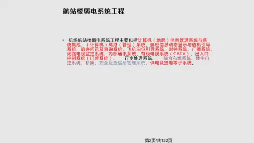 航站楼弱电学习