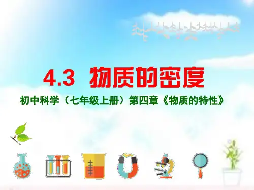 物质的密度(PPT课件(初中科学)13张)