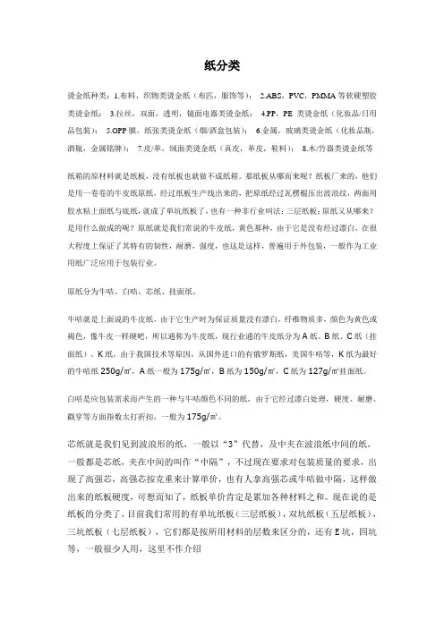 外箱材质说明