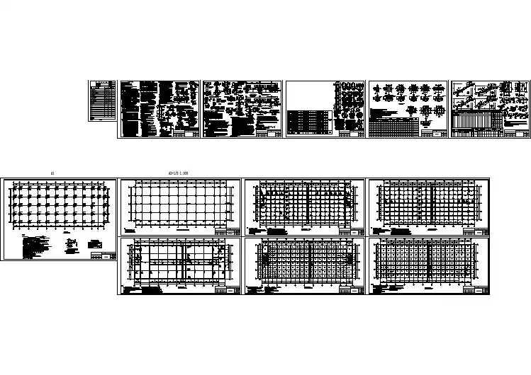 东莞某商铺4-4bCAD结构参考详图