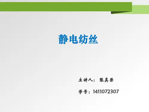 静电纺丝---张讲解