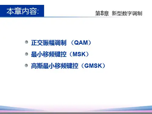 通讯原理第8章-新型数字调制全章课件