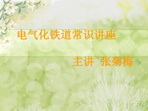牵引供电系统讲座课件