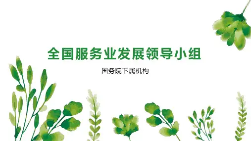 全国服务业发展领导小组