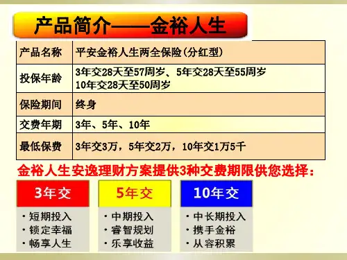 金裕人生产品介绍打印版12P