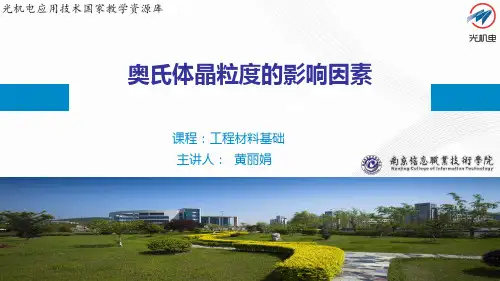 058奥氏体晶粒度的影响因素.