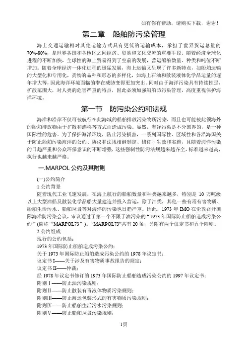 船舶防污染管理