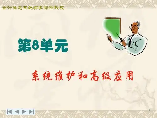 会计信息系统实务操作教程ppt课件