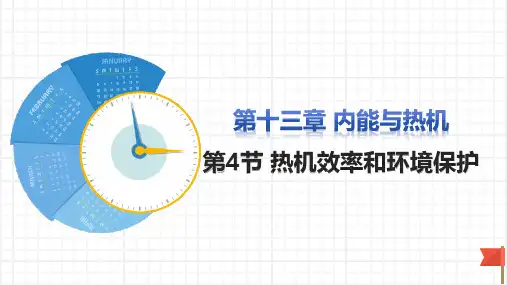13.4 热机效率和环境保护 课件 
