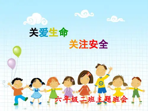 《关爱生命关注安全》 PPT课件