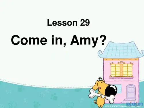 NCE新概念第一册Lesson29-30图文