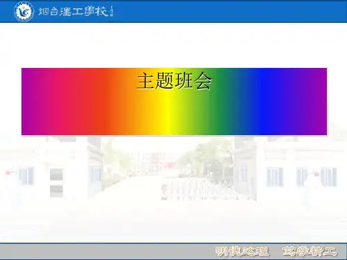 主题班会课件-奔跑吧,青春(29张PPT)