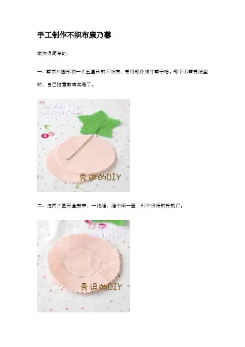 布艺制作—康乃馨