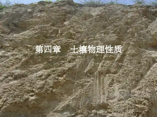 第四章 土壤物理性质ppt课件