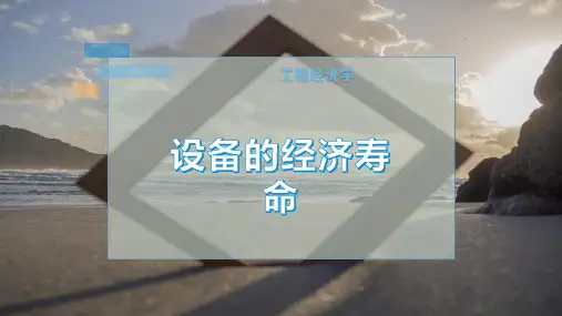 5.9设备的经济寿命