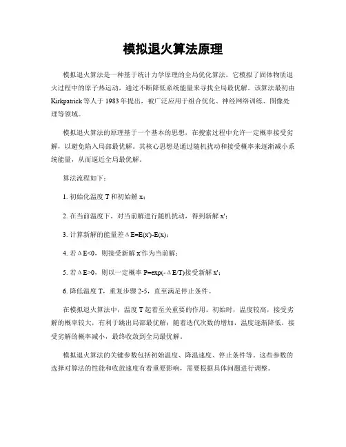 模拟退火算法原理