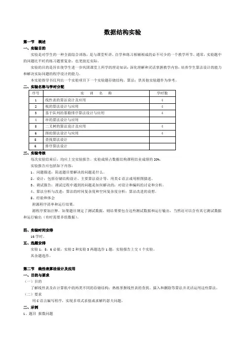 数据结构实验2012