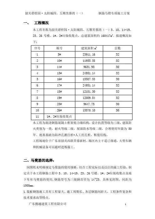 地下室马镫专项施工方案