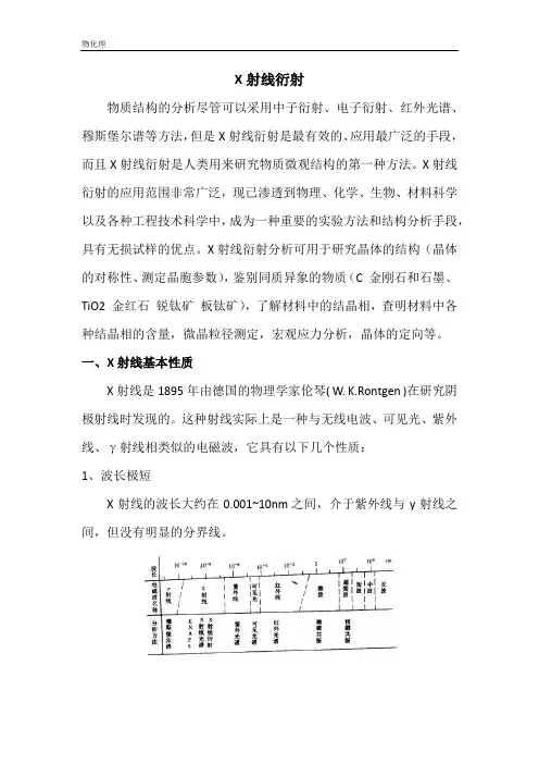 X射线衍射与电子显微学