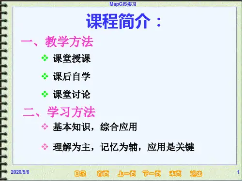 mapgis课件