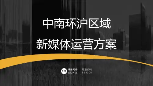 2019中南环沪品牌新媒体运营方案【房地产】【新媒体运营】【H5】