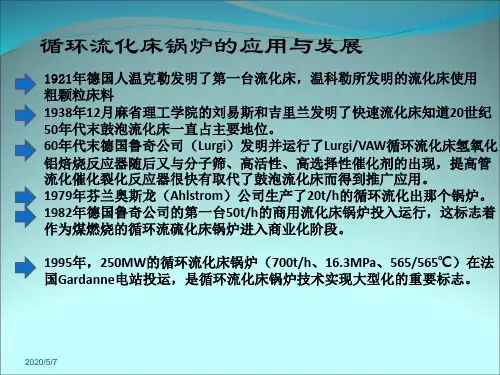 循环流化床应用与发展,