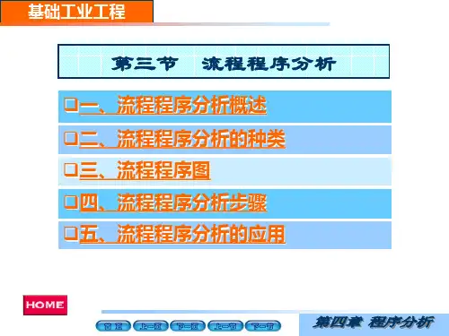 流程程序分析