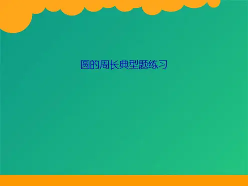 圆的周长典型题练习(共4张PPT)