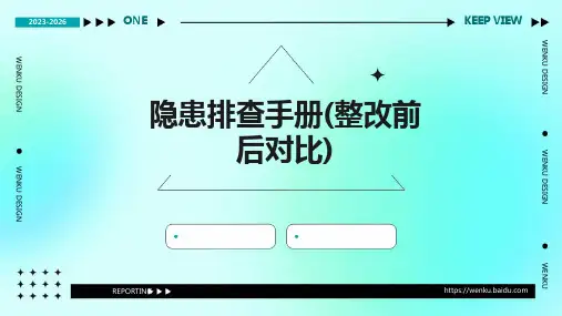 隐患排查手册(整改前后对比)