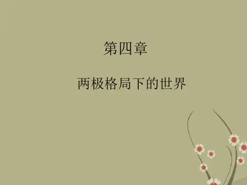 第四章 两极格局下的世界 人教版