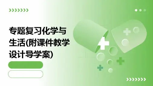 专题复习化学与生活(附课件教学设计导学案)