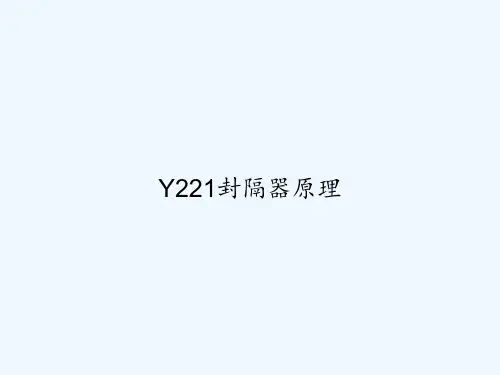 Y221封隔器原理 PPT