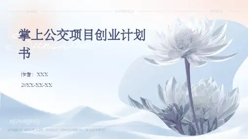 掌上公交项目创业计划书