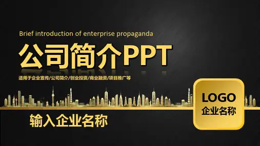 公司企业简介PPT