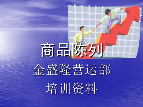 大型商场商品陈列技巧(培训)