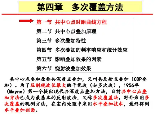 第四章 多次覆盖方法讲解