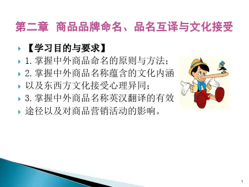 中英文商品品牌名称的互译