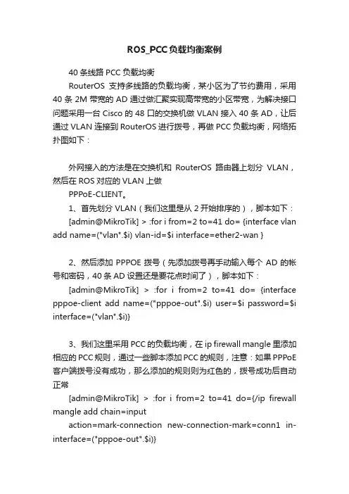 ROS_PCC负载均衡案例