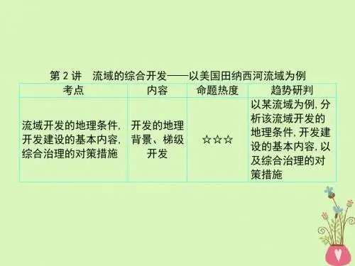 (全国通用)2018版高考地理一轮复习第16单元区域自然资源综合开发利用第2讲详细课件新人教版