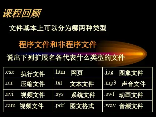 Windows资源管理器及文件的操作